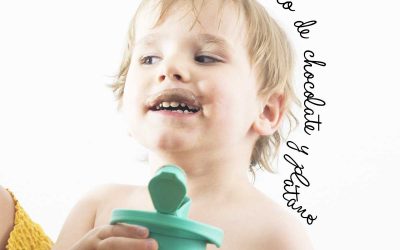Refrescos saludables aptos para niños: batido de chocolate y plátano