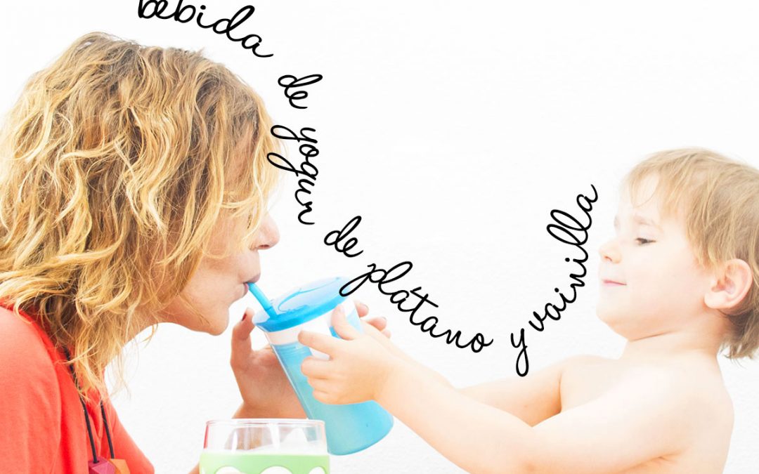 Refrescos saludables aptos para niños: bebida de yogur de plátano y vainilla (7)