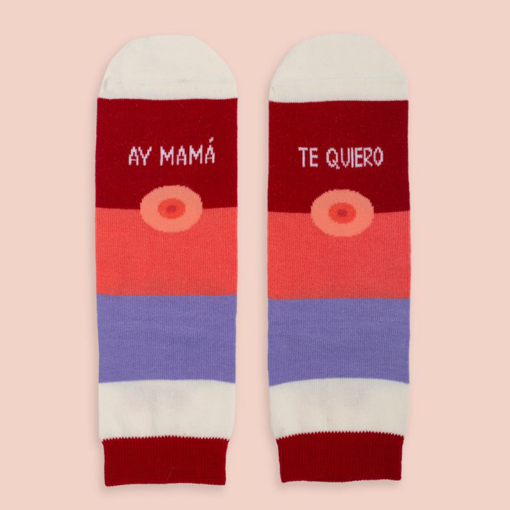 Kit taza + calcetines "Ay mamá, te quiero"