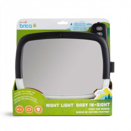 Espejo auto Night Light ajustable 360°