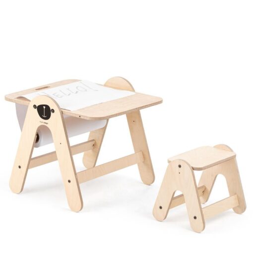 Mesa infantil de actividades de madera + silla