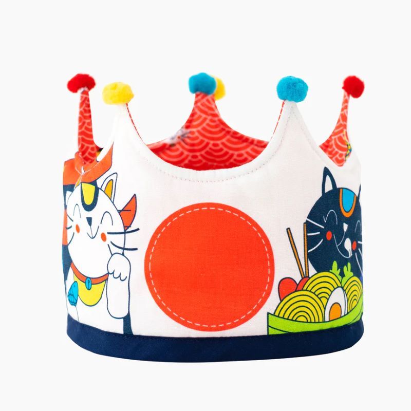 Corona de Tela Unisex para cumpleaños. Modelo Mónaco| Nenel