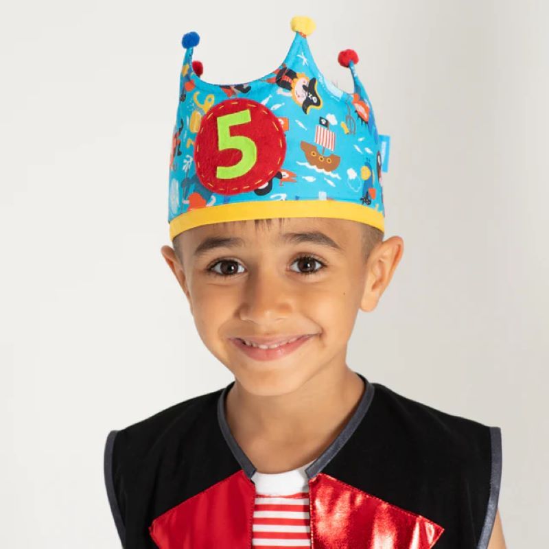 Corona de Tela Unisex para cumpleaños. Modelo Mónaco| Nenel