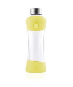 Botella de cristal Equa active amarillo 550 ml