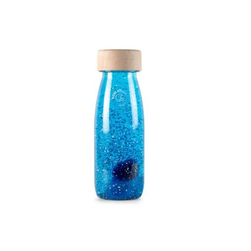 Botella sensorial flotante azul Petit Boum - Monetes