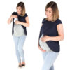 Camiseta 3 en 1 Embarazo/Lactancia Tola - Navy -