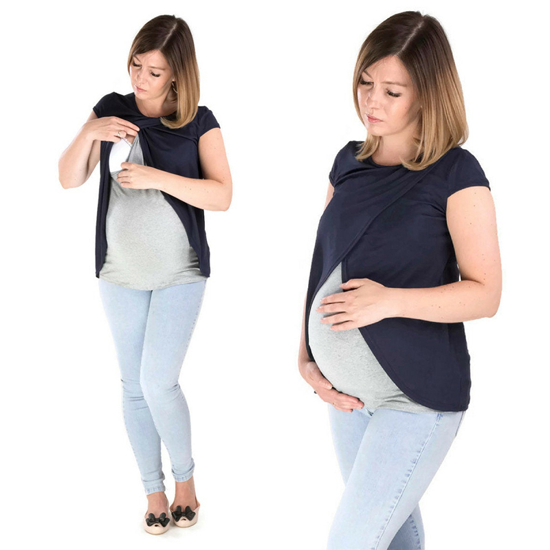 Camiseta 3 1 embarazo/lactancia Hannah - varios colores - Baby