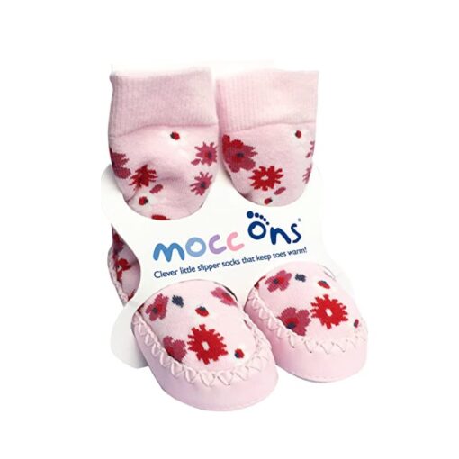 Mocc Ons Flores rosas - nordicbaby - Monetes