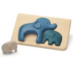 Puzzle familia de elefantes - Plantoys
