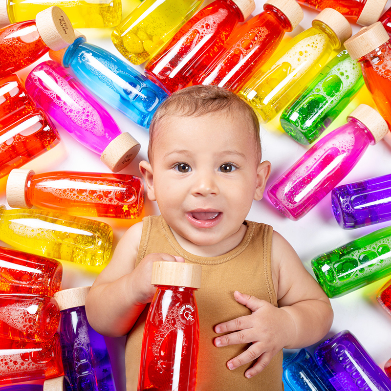 Botellas sensoriales - Actividades Infantil