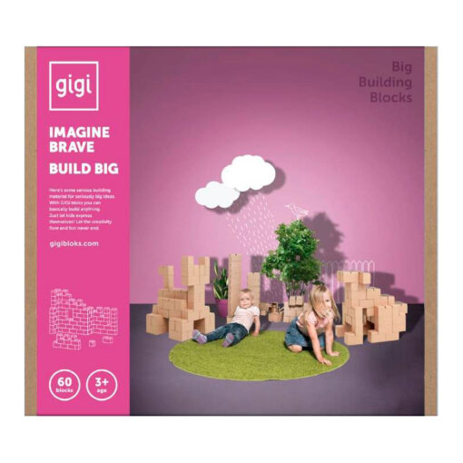 Gigi Bloks - Bloques de construcción 60 piezas XXL